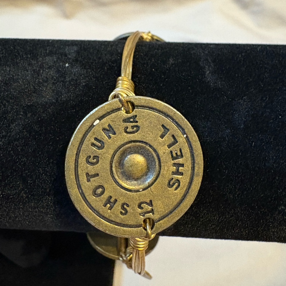 Gold Shotgun Shell Bracelet